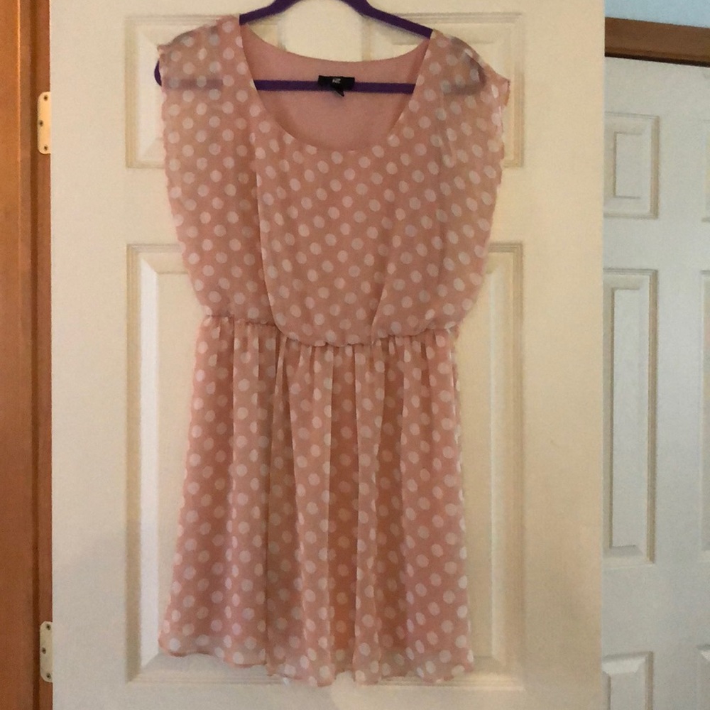 Polka dotted dress
